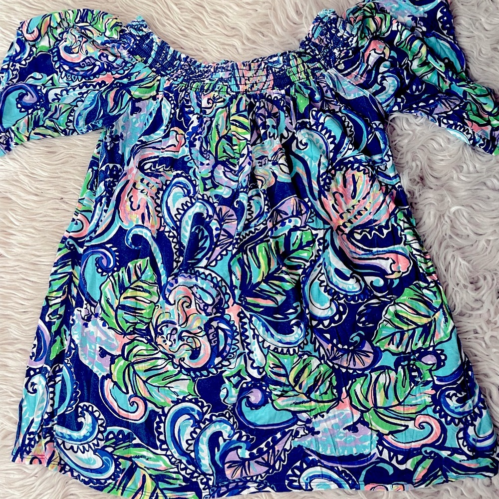 Lilly Pulitzer Off the shoulder top